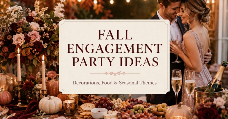 Fall Engagement Party Ideas: Decorations, Food & Seasonal Themes
