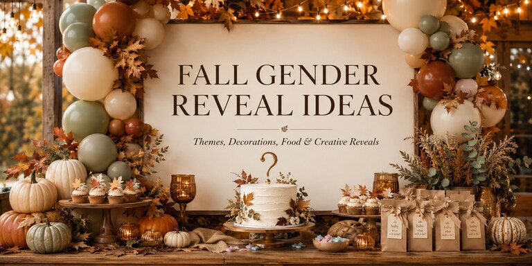 Fall Gender Reveal Ideas: Themes, Decorations, Food & Creative Reveals