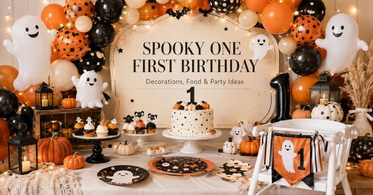 Spooky One First Birthday Party Ideas: Decorations, Food & Amazon Finds