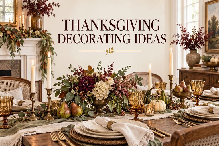 Thanksgiving Decorating Ideas for a Beautiful Home and Table