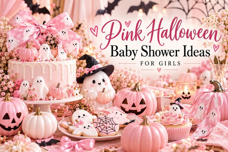 Pink Little Boo Baby Shower