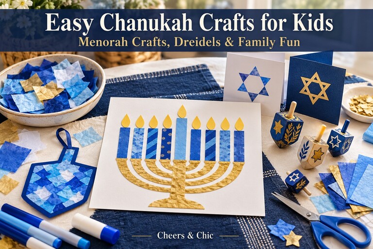Easy Chanukah Crafts for Kids-Menorah Pictures, Dreidels & Creative Family Fun